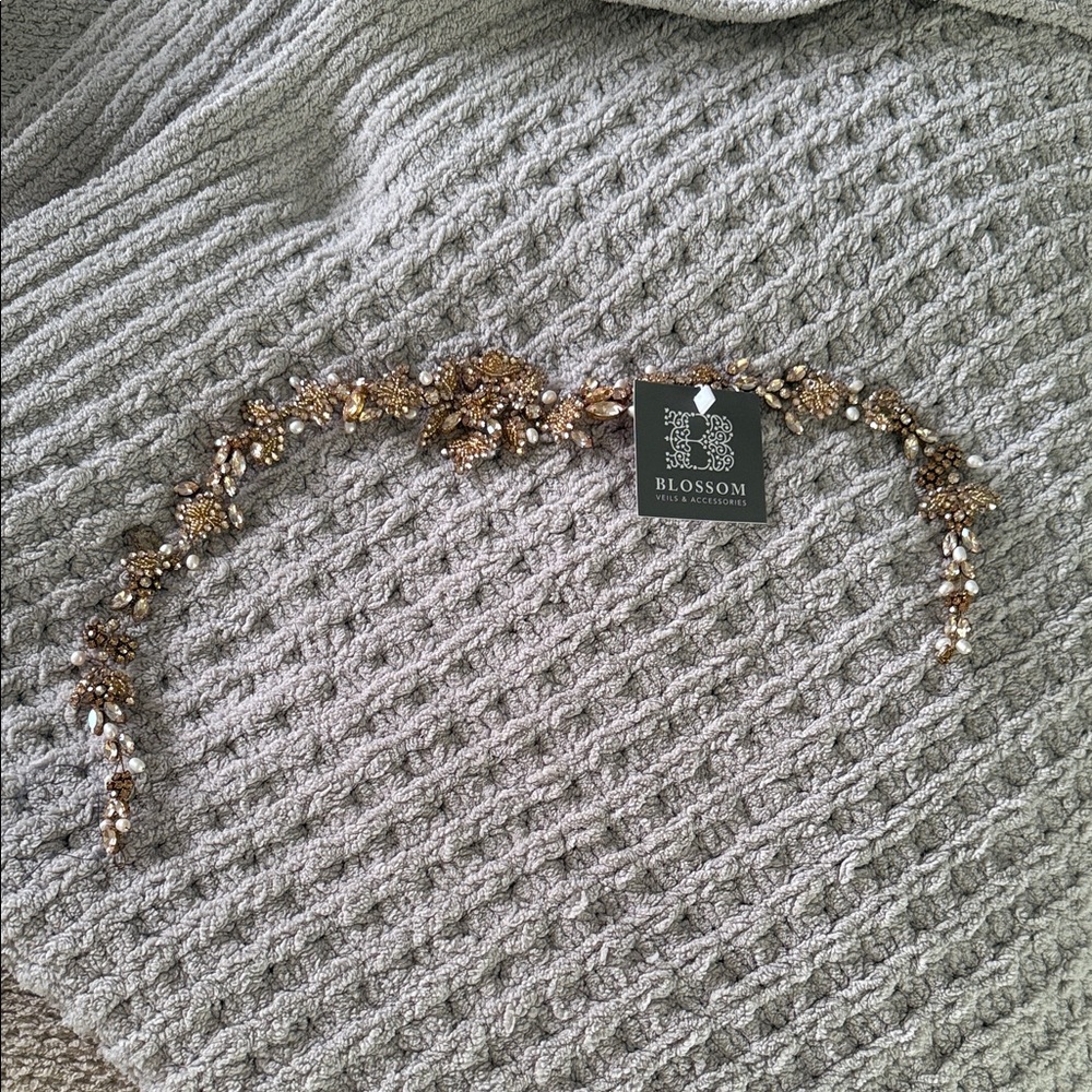 Gold and Brown Women's Headband